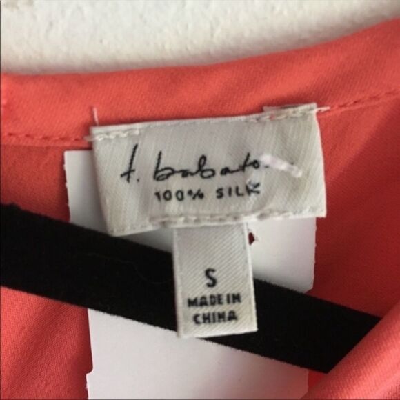 ARITZIA Silk Sleeveless V-Neck Midi Dress Melon S - Picture 7 of 7